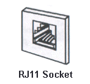 [ RJ11 Socket -- new modular style ]